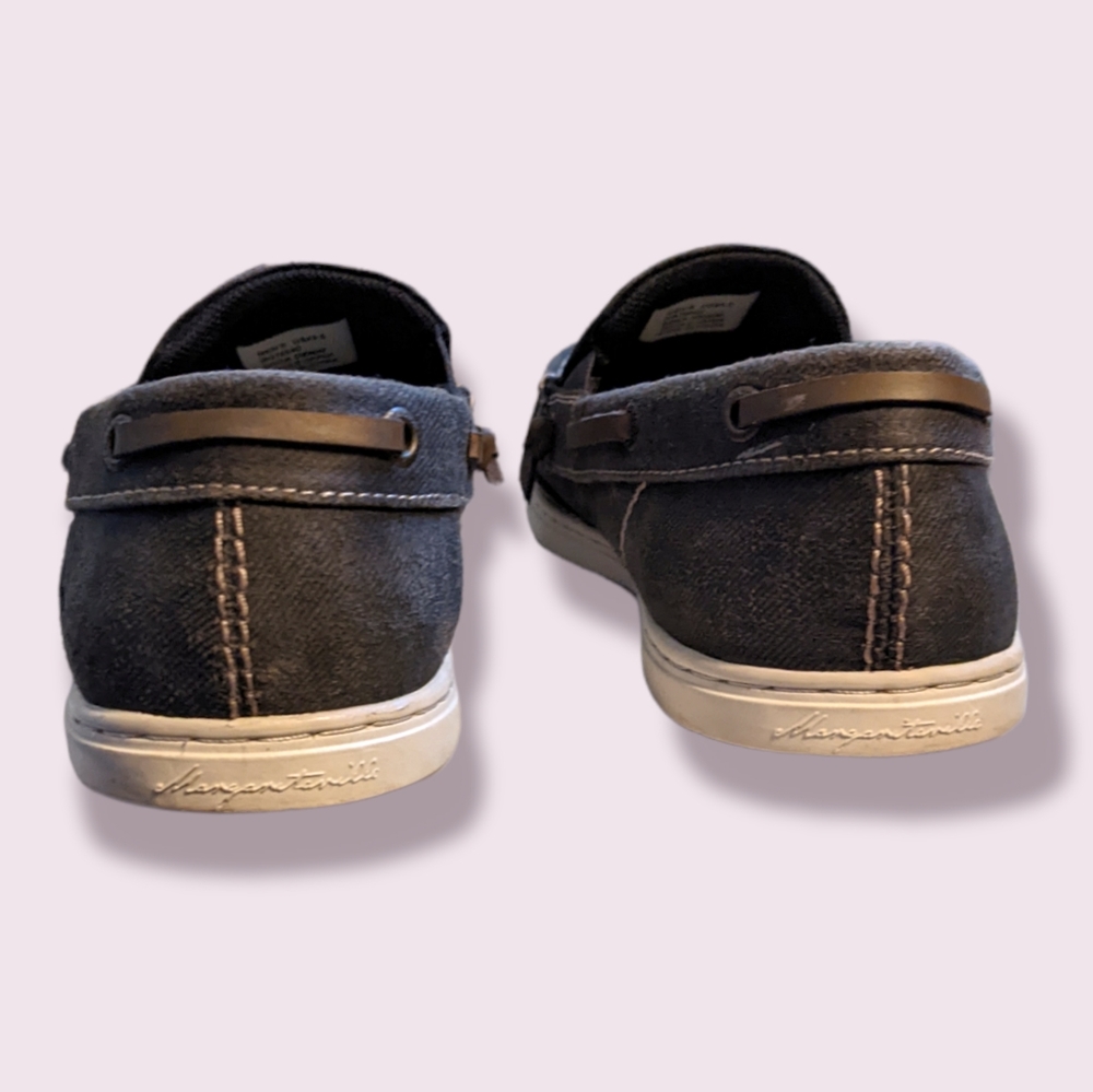 Dark Grey Margaritaville Boat Shoes - Picture 3 of 5